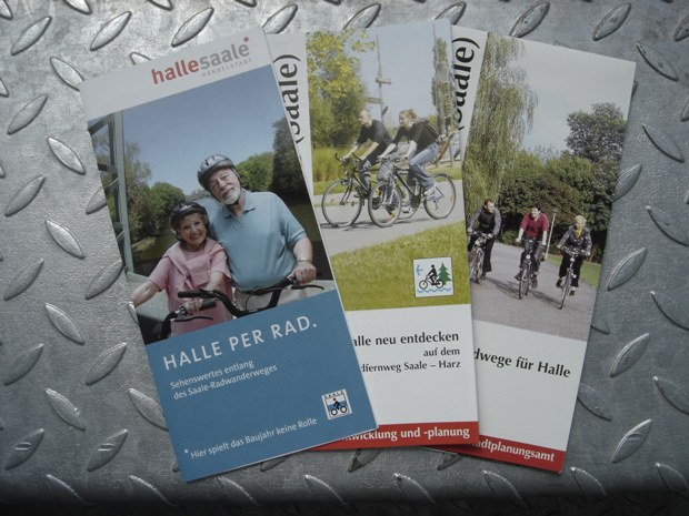 Broschüre zur Information zum Radverkehr in Halle (Saale)